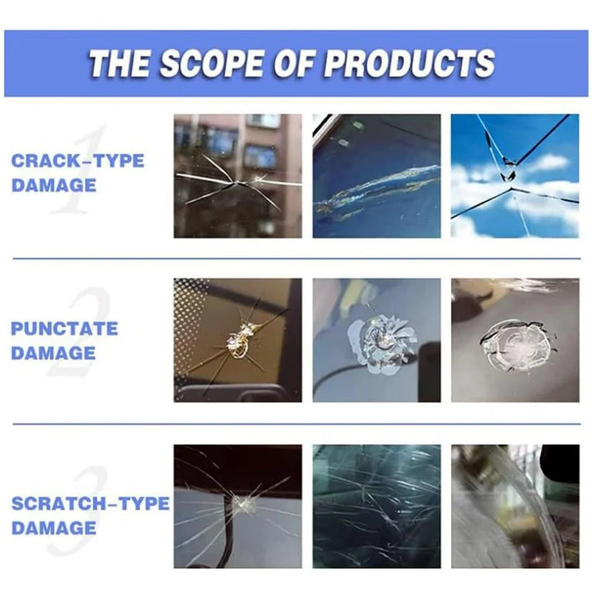 Windshield Crack Repair Kit