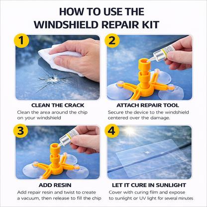 Windshield Crack Repair Kit